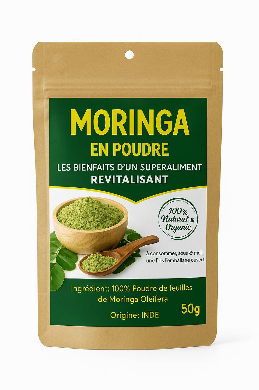 مسحوق المورينجا الأصلي 🌿 طبيعي %100